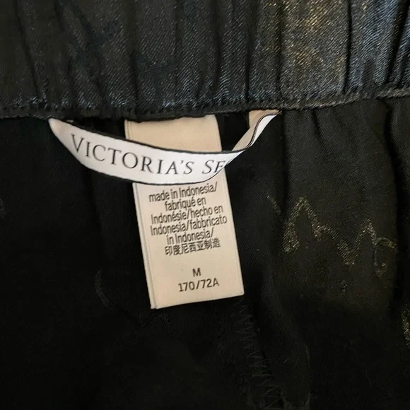 Victoria’s Secret satin pajamas. Small top. Medium bottoms. - Picture 10 of 10